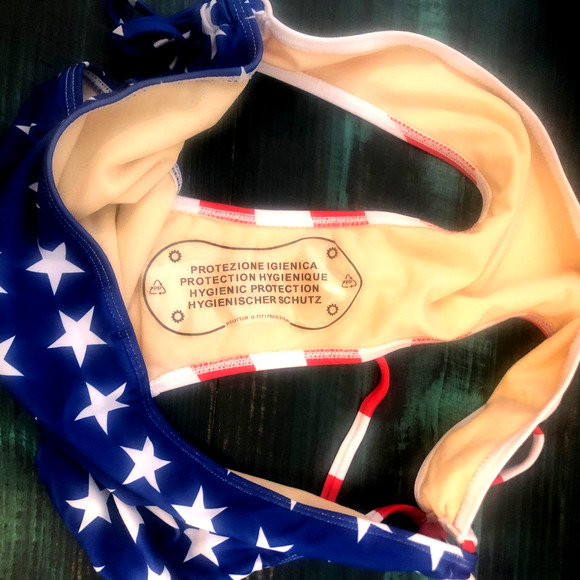 MLB XXL American Flag Yankees Bikini - Picture 7 of 10